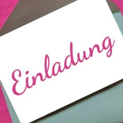 Einladungskarten gestalten