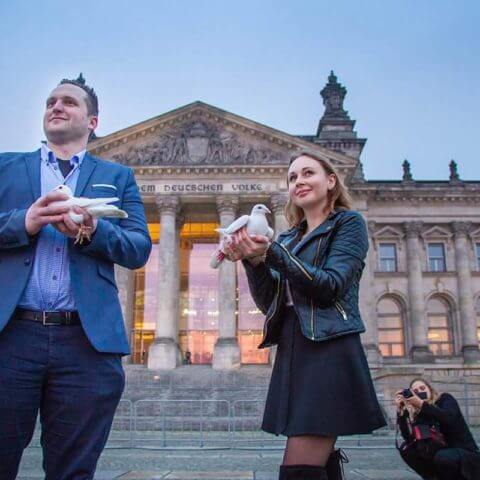 Hochzeitstauben Brandenburg und Berlin für Ihre Hochzeit