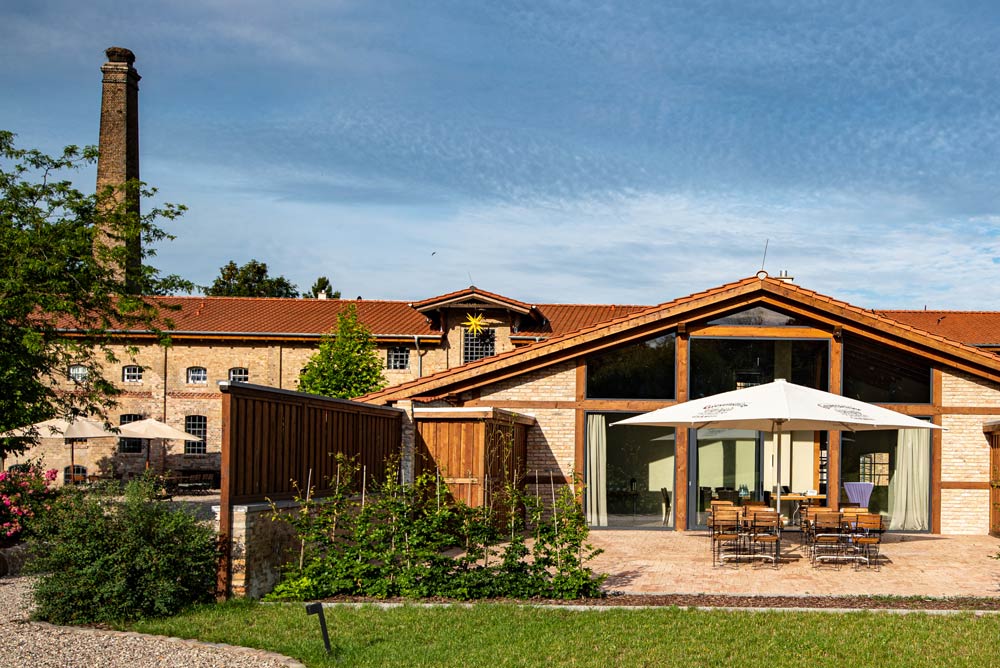 Storchenhof Blumenow Terrasse