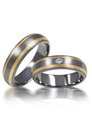 Tantal-Trauringe für ihre Hochzeit